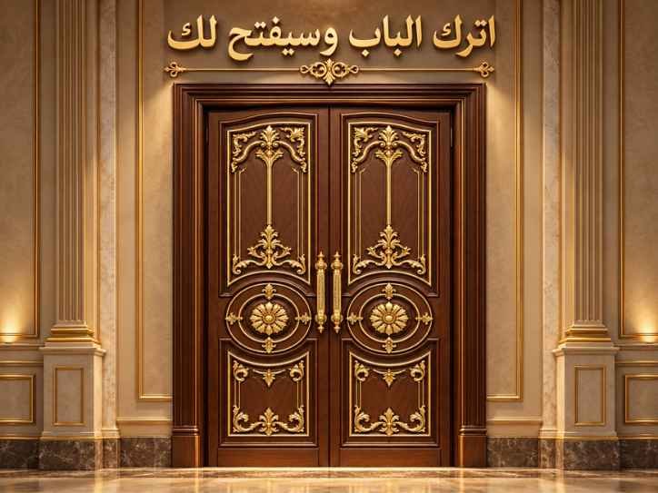 اترك الباب ليفتح لك